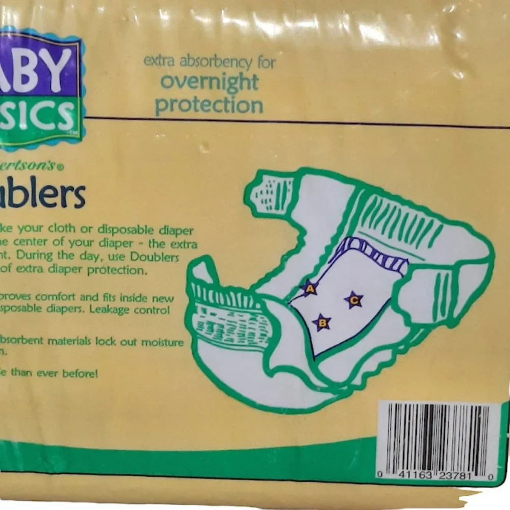 Vintage 2000 Jim Henson Baby Basics Diaper Doublers 30 Disposable Insert Pads